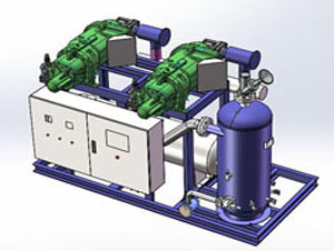 螺桿式單級(jí)并聯(lián)機(jī)組（中高溫）